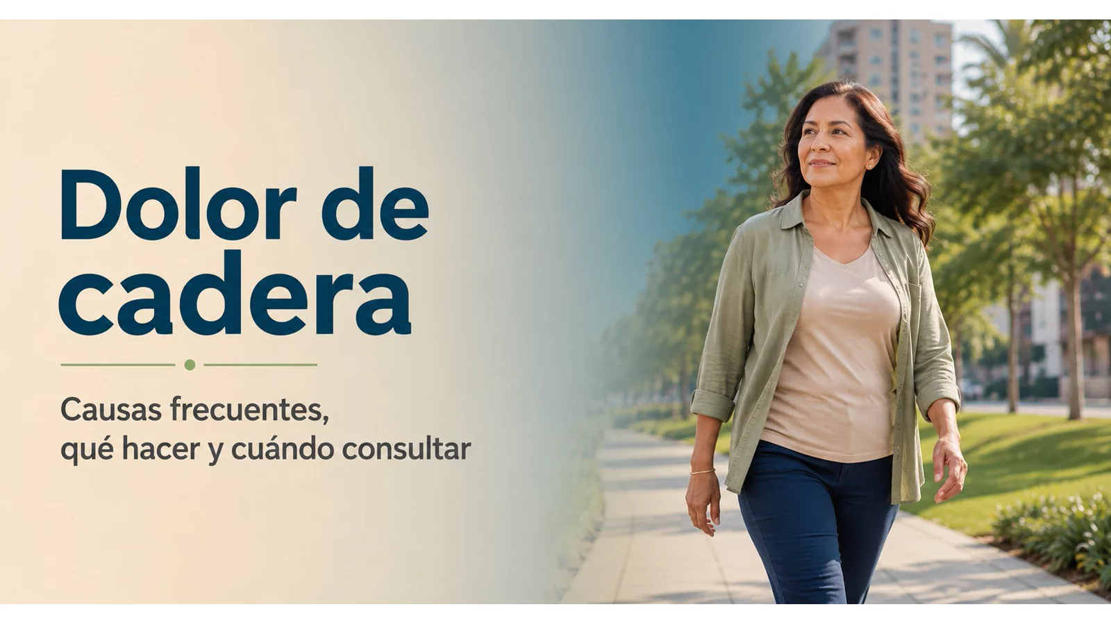 Dolor de cadera: causas frecuentes, qué hacer y cuándo consultar.