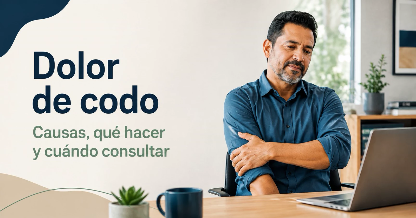 Dolor de codo: causas, qué hacer y cuándo consultar.
