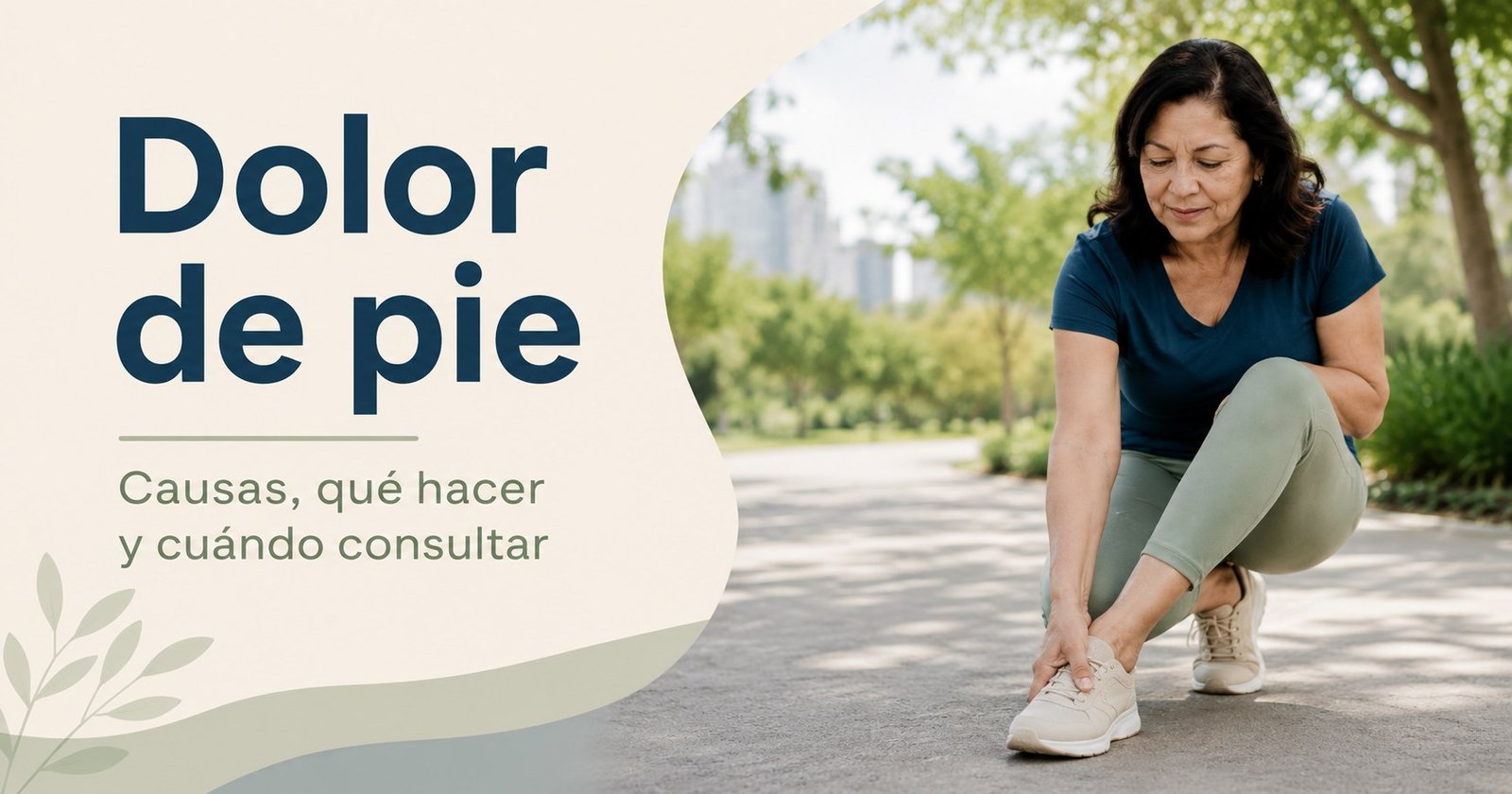 Dolor de pie: causas, qué hacer y cuándo consultar.